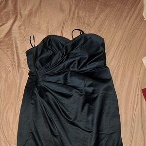 Impressions Strapless Black Dress